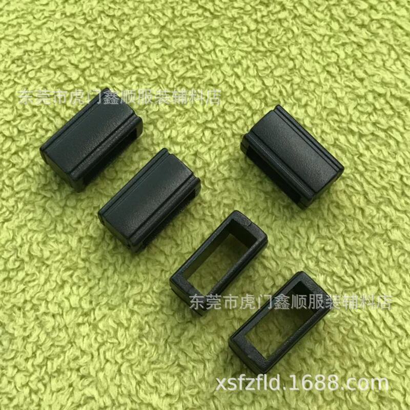 Manufacturer's Spot 3-point Plastic Lanyard Square Buckle 1.2CM Plastic Square Buckle Webbing Adjustment Buckle Luggage Accessories Plastic Buckle