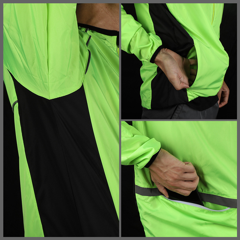 Trench coat for cycling, bike, travel jersey, sports breathable retroreflective mountain long-sleeve 4