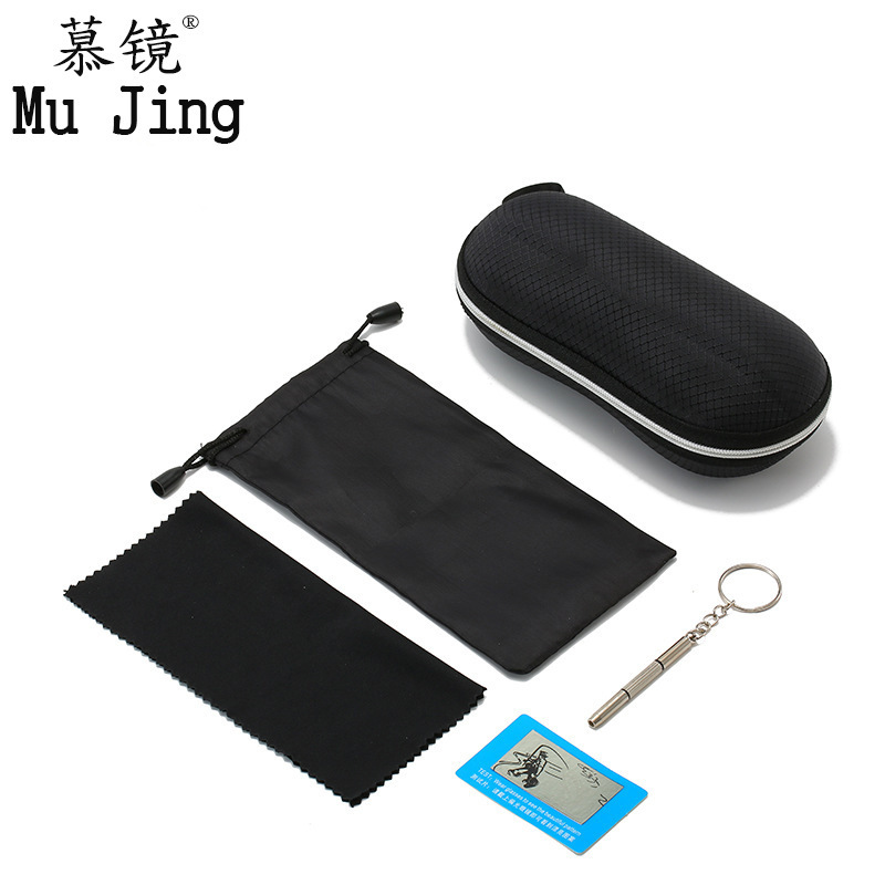 Multiple Styles of Handmade Soft Leather Eyeglass Cases, Eyeglass Zipper Cases, Calfskin Button Strap Cases, Pressure-Resistant Oxford Cases for Storage1