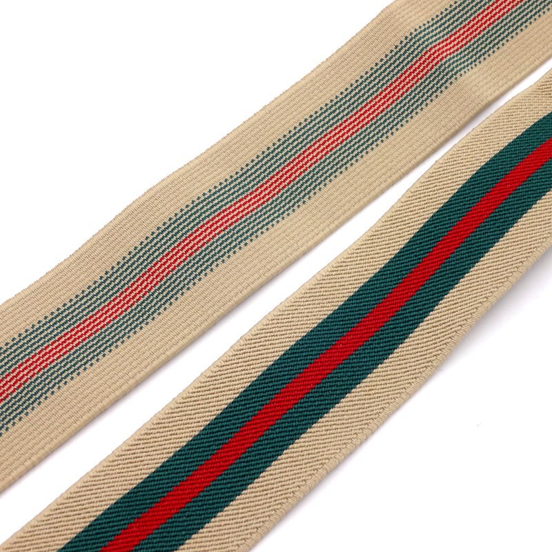Rice red and green stripes