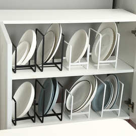 日式盘子架橱柜内沥水碗架家用大小号 碗盘收纳碗碟架沥水盘架