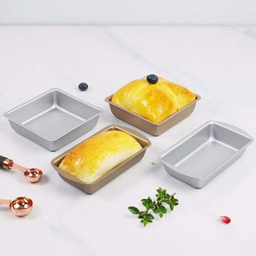 Simple rectangular non-stick bread baking pan cake mold square cake mold American toast box bakery shop