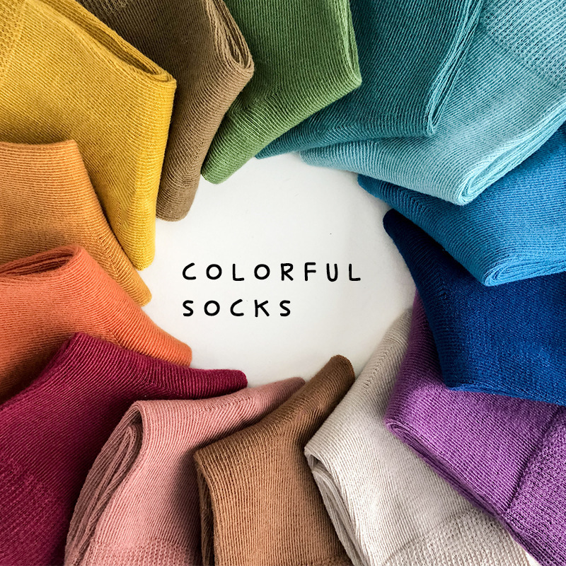 Z152 children's socks wholesale only a tide children's socks summer all-match plain high Luogou boys and girls socks