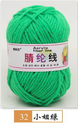 Hilo acrílico de cuatro hilos fibra persa modificada hilo de lana de poliéster hilo hecho a mano para niños 25g grupo 12 traje de color fabricante de hilo de bricolaje