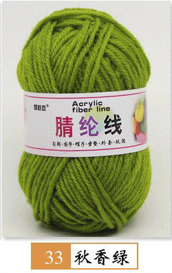 Hilo acrílico de cuatro hilos fibra persa modificada hilo de lana de poliéster hilo hecho a mano para niños 25g grupo 12 traje de color fabricante de hilo de bricolaje