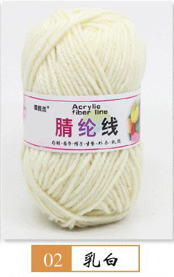 Hilo acrílico de cuatro hilos fibra persa modificada hilo de lana de poliéster hilo hecho a mano para niños 25g grupo 12 traje de color fabricante de hilo de bricolaje