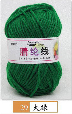 Hilo acrílico de cuatro hilos fibra persa modificada hilo de lana de poliéster hilo hecho a mano para niños 25g grupo 12 traje de color fabricante de hilo de bricolaje