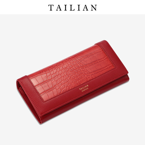 Tailian wallet ladies foreign trade European and American style crocodile pattern clutch multifunctional wallet purse