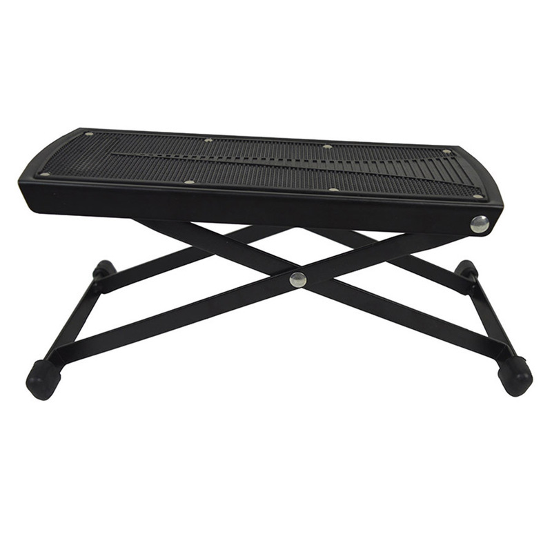 Guitar Footrest Thickeneded 6-Speed Adjustable Guitar Footrest Foldableing Folk Guitar Playing Footrest Footrest