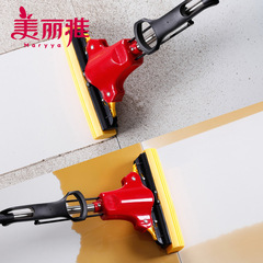 美麗雅 雙飛燕膠棉地拖 4面擠水拖把 對摺擠水地拖 百貨批發