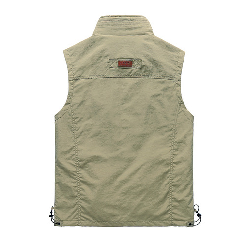 New Logo Spring Vest Men's Thin Kanjiro Backless Outdoor Fishing Photography 7882