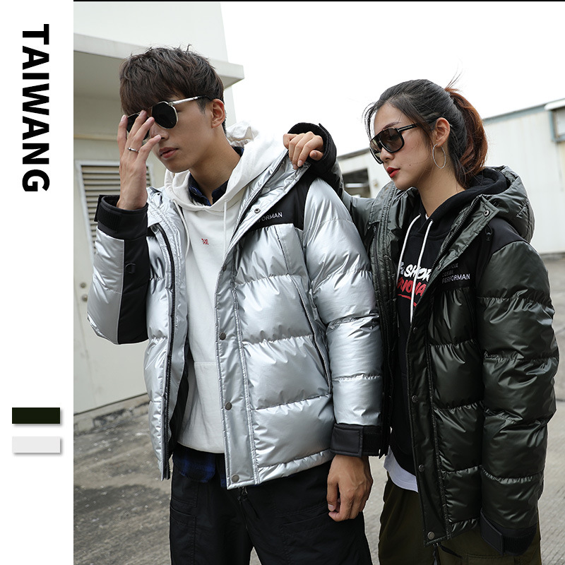 Foreign trade European and American style thick cotton-padded jackets, men's and women's cotton-padded jackets, loose-fitting couple cotton-padded coats, plus size coats for men and women, trendy.