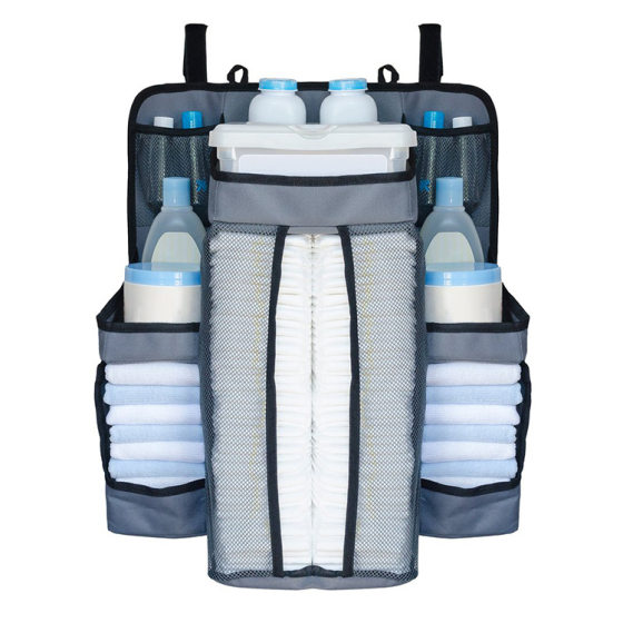 Baby Bedside Storage Bag Baby Bedside Storage Bag Baby Bed Hanging Bag Storage Bag Baby Supplies Diaper Bag