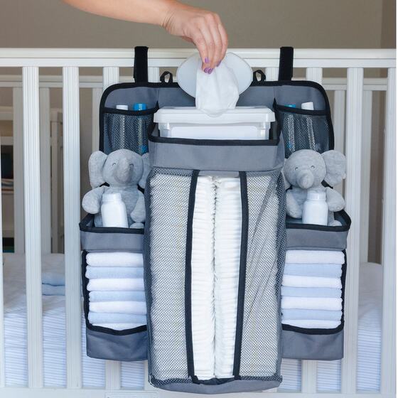 Baby Bedside Storage Bag Baby Bedside Storage Bag Baby Bed Hanging Bag Storage Bag Baby Supplies Diaper Bag