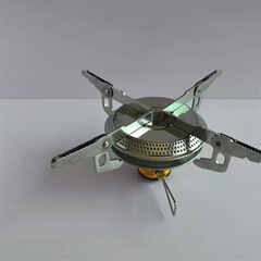 Outdoor integrated long gas tank connector stove head camping stove cooking utensil cartridge portable gas stove