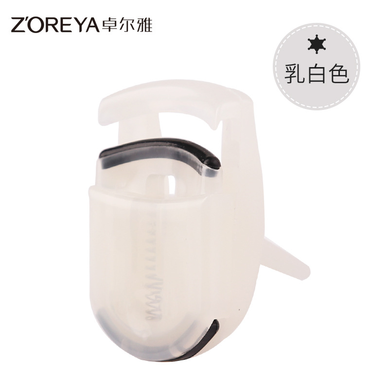 Zhuolya transfronterizas herramientas de belleza al por mayor principiante portátil fácil de usar ojo pestañas rizador manual mini rizador de pestañas