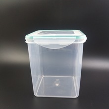 保鲜桶4000克粉剂桶 4L宠物塑料方盒8公斤方桶塑料包装冻干桶