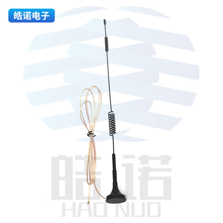LTE 2G 3G 4G小磁盘天线 RG178同轴镀银线 IPEX接口 吸盘全向天线