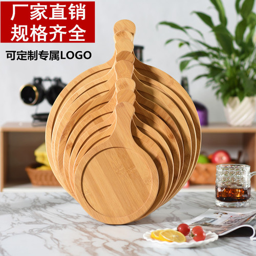 Household steak baking tray bamboo wooden tray bread cake sushi cheese plate cheese tray pine wood pizza tray