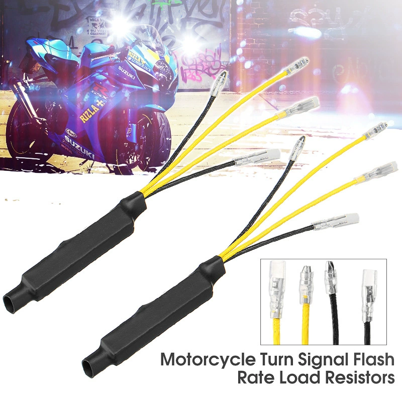 Мотоцикл светодиодный сигнал поворота декодер 21 Вт декодер с одним сопротивлением Автомобильный свет Устранитель неисправностей