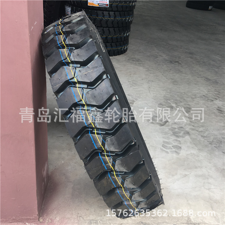 永盛 900R20 9.00R20钢丝卡车货车轮胎三线顺花矿山大块