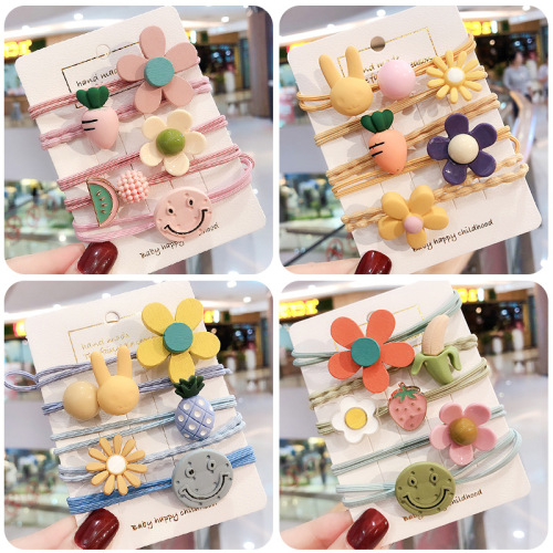 Women's Simple Korean-Style Hair Bands, Cute Instagram-Famous Mori-Girl Inspired Rubber Hair Ties, Stylish Head Accessories