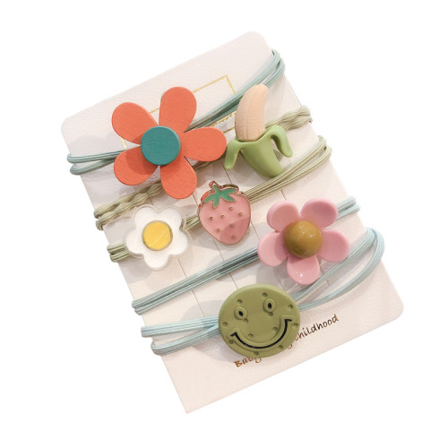 Women's Simple Korean-Style Hair Bands, Cute Instagram-Famous Mori-Girl Inspired Rubber Hair Ties, Stylish Head Accessories