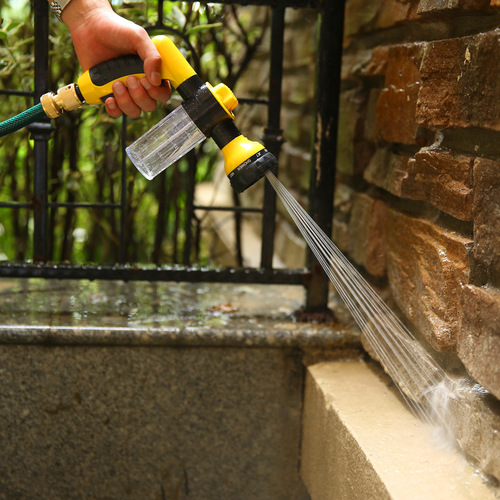 Home Car Wash 8-in-1 Foam High-Pressure Water Car Wash Supplies Foam Bottle