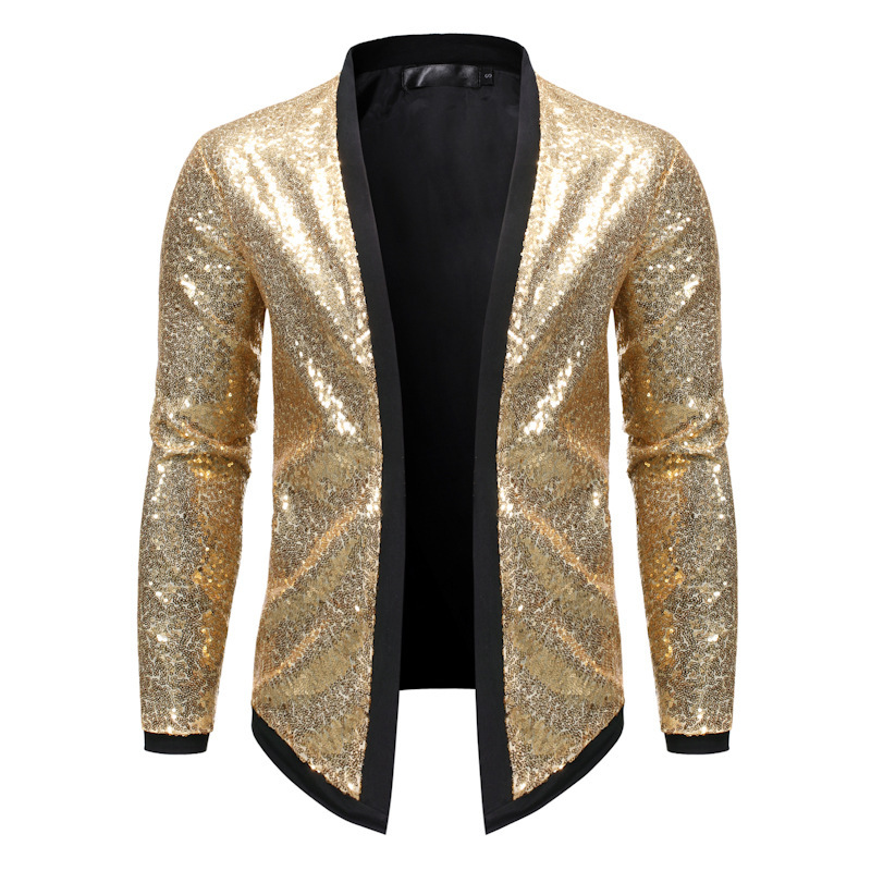 Foreign trade European size men's casual jacket foreign trade Men's nightclub dance performance Party cardigan jacket ZT-JK25 Foreign trade European size men's casual jacket foreign trade Men's nightclub dance performance Party cardigan jacket ZT-JK25