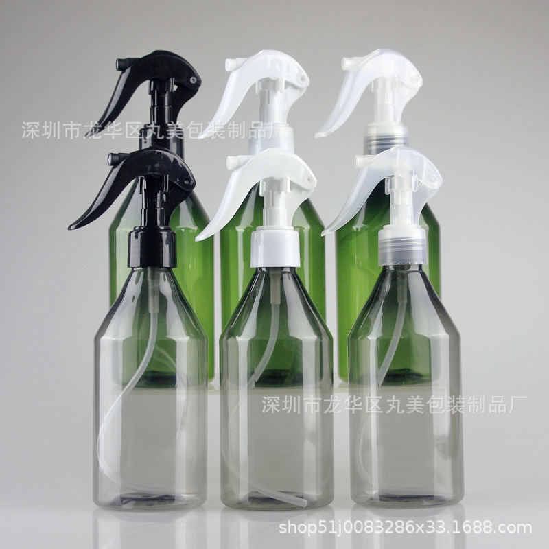 300ml塑料瓶子清洗剂瓶子油污喷壶pet喷瓶现货浇花瓶