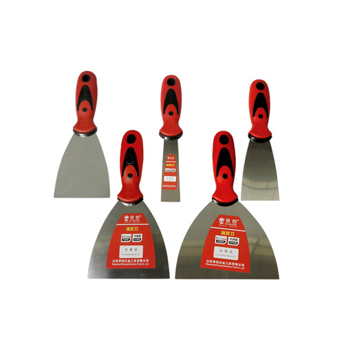 Manufacturer wholesale Dichuang stainless steel putty knife wallpaper cleaning putty knife 1 inch 2 inch 3 inch 5 inch hand tool