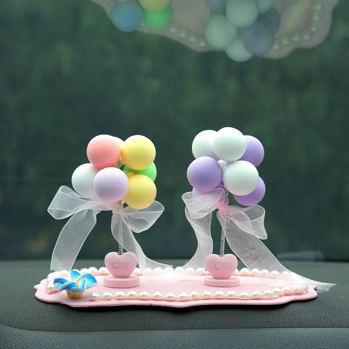 Internet celebrity romantic shaking head confession balloon car ornament creative personalized clay balloon