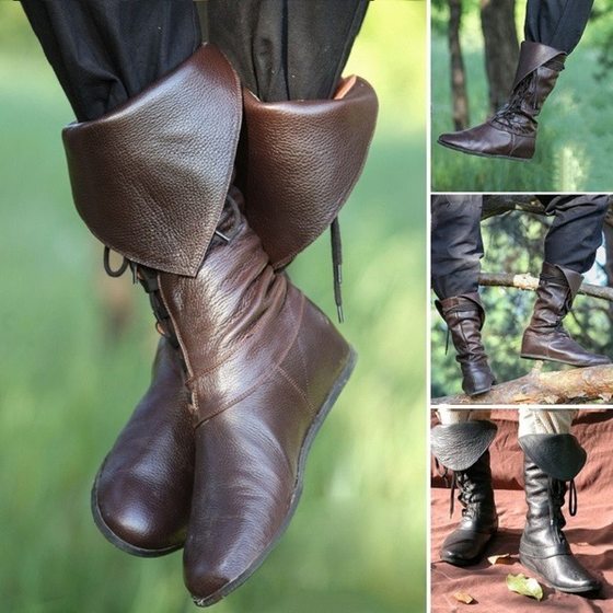 2021 Foreign Trade Cross-border Style Men's Boots European and American Retro Lace-up Boots Flat wish Amazon Large Size