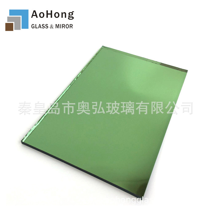 长期供应4mm 5mm 6mm 自然绿镀膜玻璃 玻璃原片 深绿膜 深绿镀膜