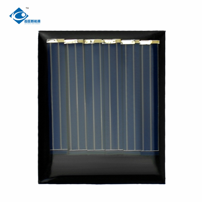 志旺新能源0.2W厂家环氧胶40*35太阳能电池板3V微电机用40mA光伏