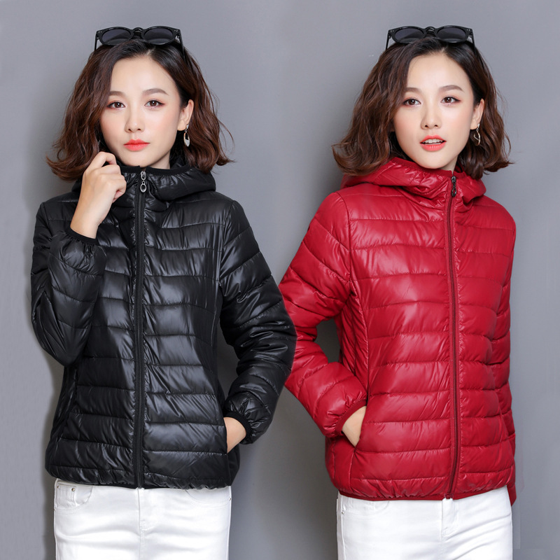 冬季新款棉衣保暖外韩版糖果色学生薄款棉棉服连帽短款女装棉衣女