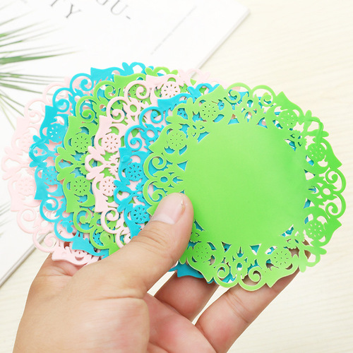 Creative hollow silicone flower-shaped anti-slip, anti-scalding, insulated tea coaster, insulated water cup gift, factory direct sales T