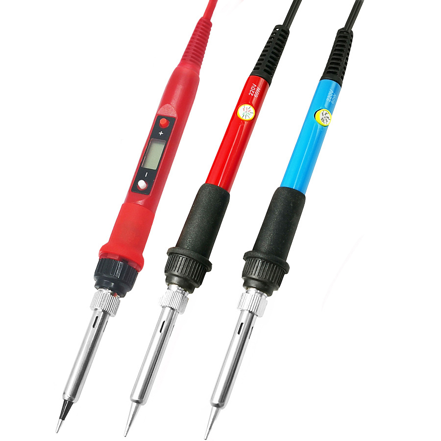 Pantalla digital temperatura constante ajustable soldador eléctrico herramienta de reparación electrónica herramienta de soldadura pluma de soldadura eléctrica traje doméstico