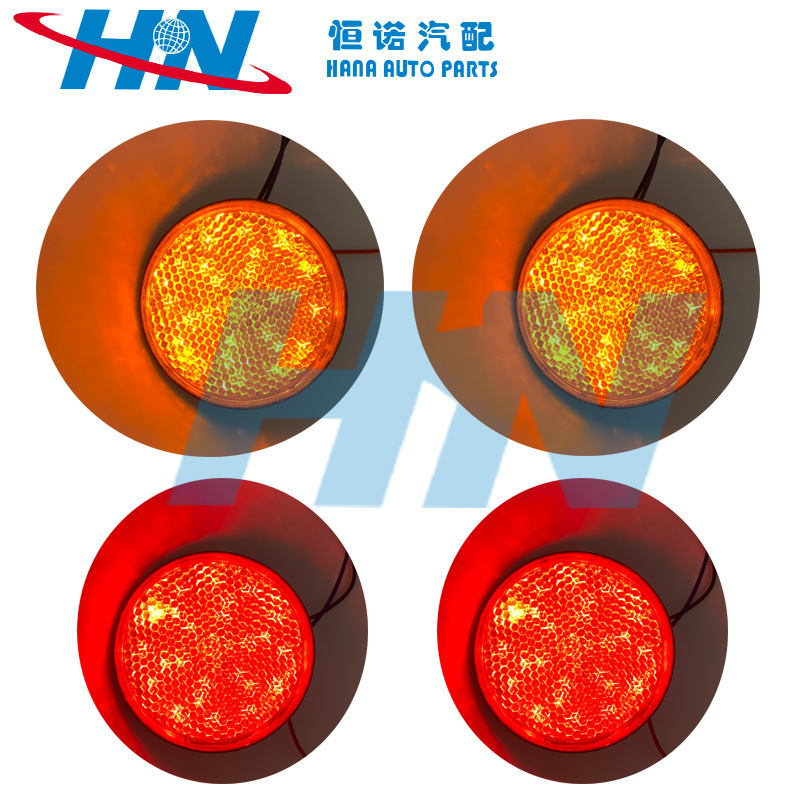 Las ventas de la fábrica camión reflector motocicleta automóvil motocicleta universal Amazon camión luz lateral trasera