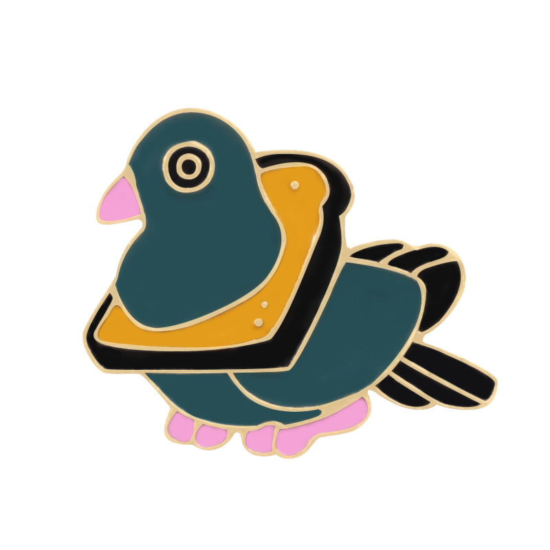 Fashion cartoon animal bee parrot butterfly brooch broilebal bird's…