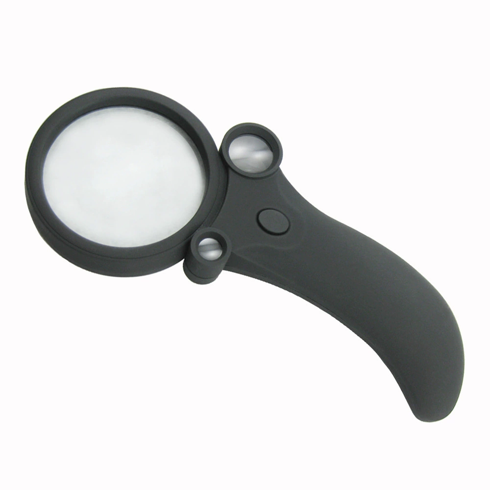 3 линзы, 3 увеличения, многофункциональное увеличительное стекло (LED, проверка банкнот, считывание, идентификация) 600600C
