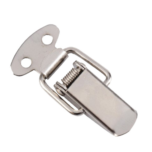 Mini 201 stainless steel luggage accessories metal spring luggage iron wooden box buckle cabinet home lock accessories