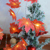 LED decorations, battery case, maple leaf, Amazon, autumn