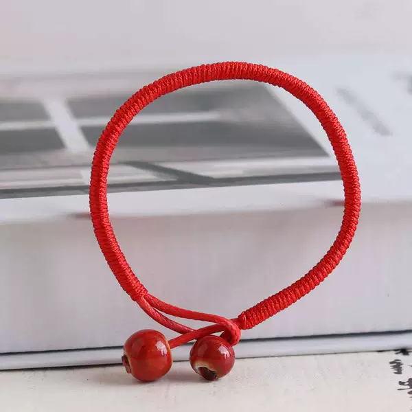 Birth year red rope bracelet male and female student couple bracelet personalized birthday gift wholesale