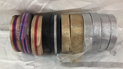 新娘捧花裝飾聖誕彩帶服裝頭飾粗金銀線圓絲高檔特殊織帶廠價直銷