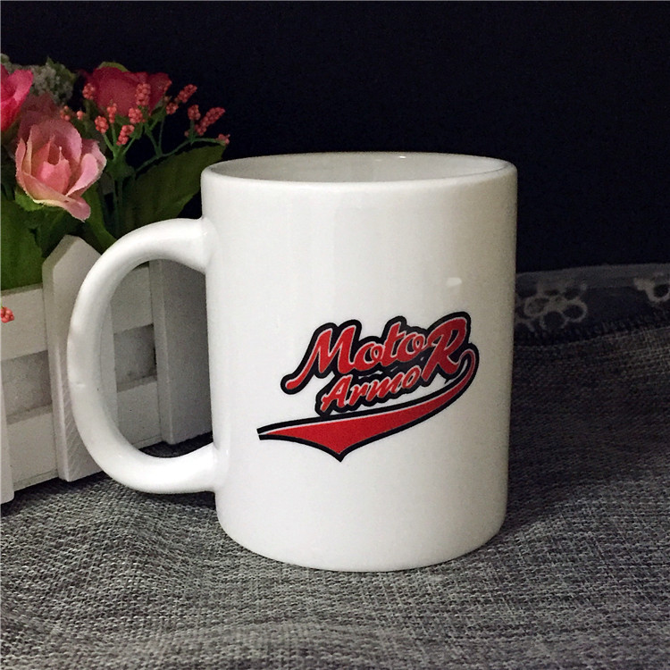 Simple Puro Blanco Taza de cerámica italiano concentrado taza de café Taza de cerámica taza impresa logotipo patrón