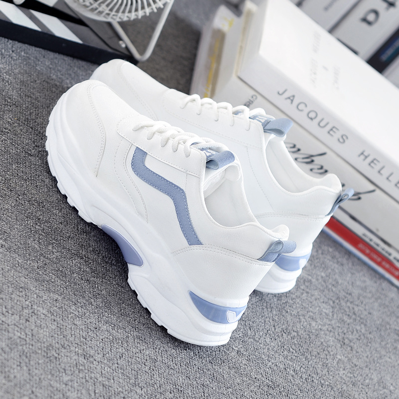 All-Match Basic White Shoes Women's 2023 New Korean Style Student Flat Cyber Celebrity Sneakers Women's ins Super Hot Shoes