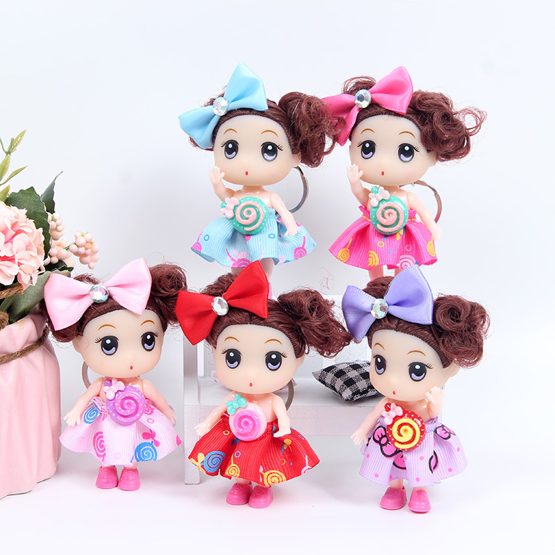 Shake the same 9cm simulation doll vinyl toy constant tide confused Barbie doll kindergarten gift