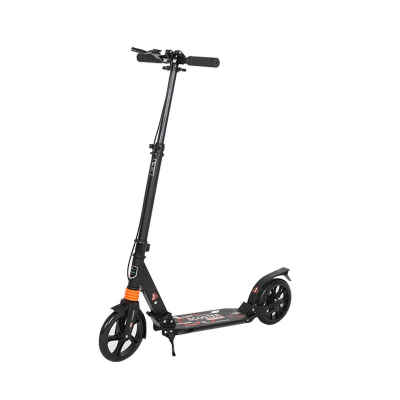 Handheld shock-absorbing foldable scooter for elderly disc brake for adults, walker, (Cross-border trading), wholesale