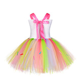 Радужное вечернее платье, детская одежда, подходит для подростков